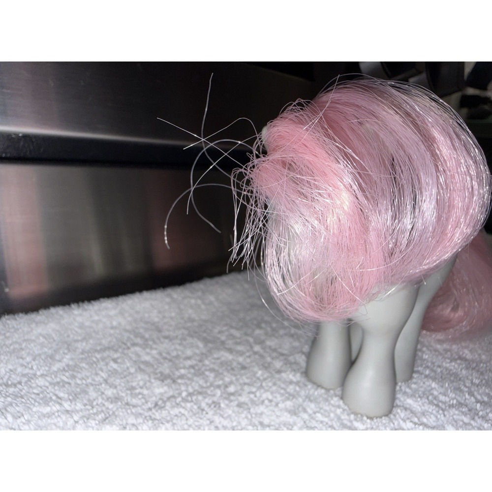 My Little Pony Vintage 1982 G1 Snuzzle MLP Grey Gray Pink Hearts Hasbro - Picture 4 of 8